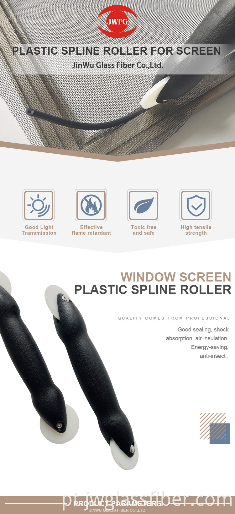 Instalação da tela da janela da porta Rolo do rolo de tela de plástico manual do rolo de porta de plástico